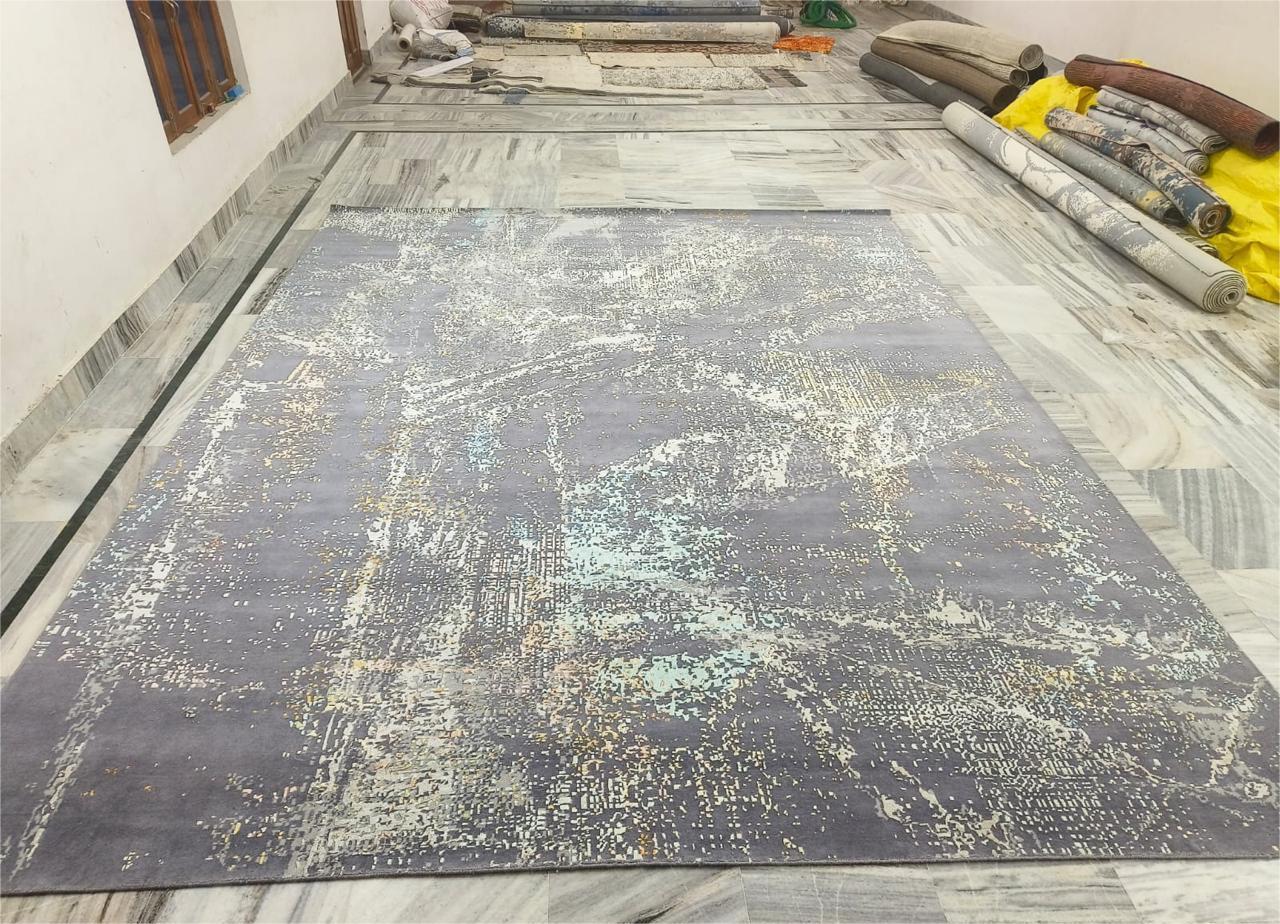 Modern wool rug